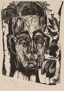 Dr. Robert Binswanger Başkanı (Öğrenci) by Ernst Ludwig Kirchner