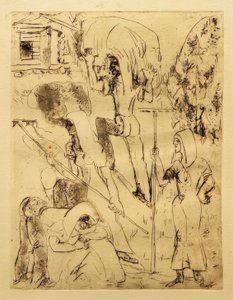 saman yapımı by Ernst Ludwig Kirchner