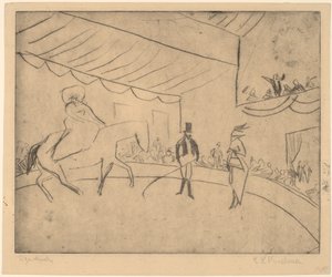 hipodrom by Ernst Ludwig Kirchner
