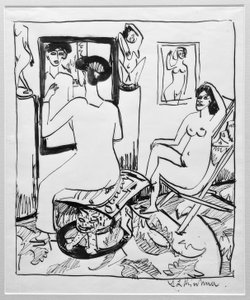 İç II by Ernst Ludwig Kirchner