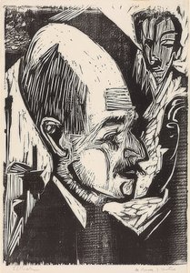 Baş Dr. Çiftçi. 1921 by Ernst Ludwig Kirchner