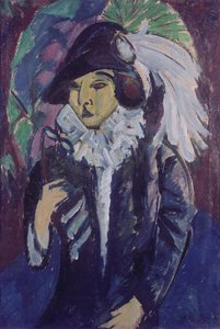 Parktaki Hanım, 1912 by Ernst Ludwig Kirchner
