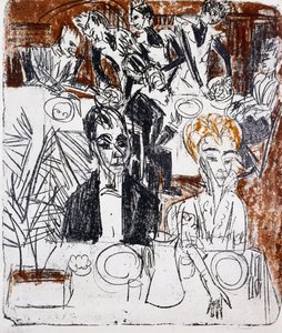 koydu masa by Ernst Ludwig Kirchner