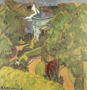 Manzara (Grünau yakınlarındaki villa) by Ernst Ludwig Kirchner