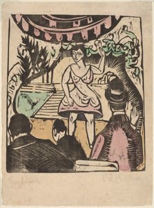 Singer ile Küçük Çeşit Yasası by Ernst Ludwig Kirchner
