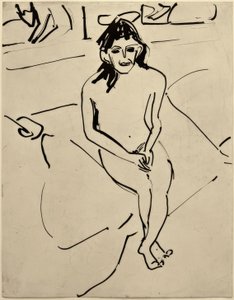 İsimsiz (Marcella) by Ernst Ludwig Kirchner