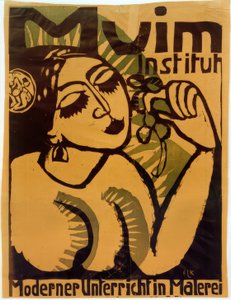 Plakat Muim Institut by Ernst Ludwig Kirchner