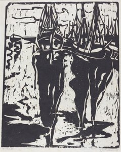 liman sahnesi by Ernst Ludwig Kirchner