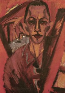 otoportre by Ernst Ludwig Kirchner