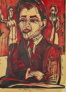 otoportre by Ernst Ludwig Kirchner