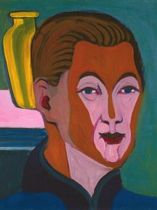 Otoportre, 1925. by Ernst Ludwig Kirchner