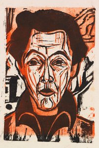 Otoportre, 1926. by Ernst Ludwig Kirchner