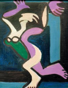 Dans eden çıplak kadın, Gret Palucca by Ernst Ludwig Kirchner