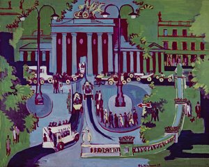 Brandenburg Kapısı, Berlin by Ernst Ludwig Kirchner