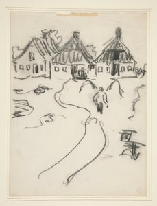 Üç Ev by Ernst Ludwig Kirchner