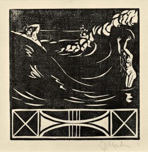 ayrılma by Ernst Ludwig Kirchner