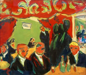 Weinstube by Ernst Ludwig Kirchner