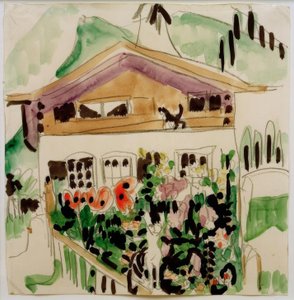 Wildbodenhaus by Ernst Ludwig Kirchner