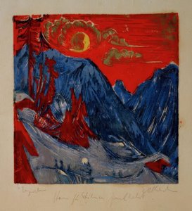 Kış Ağız Gecesi by Ernst Ludwig Kirchner