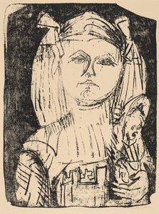 Bebek ile genç kız by Ernst Ludwig Kirchner