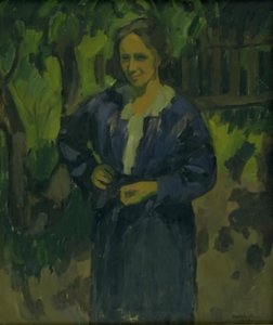 Bahçede Bir Hanımefendi. Anna Thorup by Ernst Zeuthen