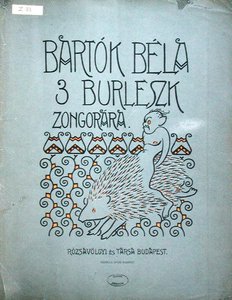 Bela Bartok (1881-1945) 1912 (renkli taş) by Ervin Voit
