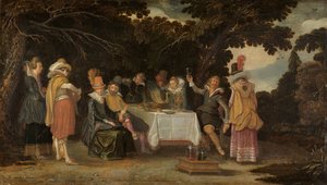 Açık hava partisi by Esaias van de Velde
