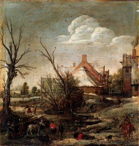 Kış, 17. yüzyıl by Esaias van de Velde