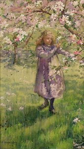 Elma Çiçeği Toplama, 1901 by Ethel Horsfall Ertz