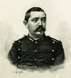 Gallieni komutasındaki 1879-1882 Afrika seferi sırasında deniz topçusu Kaptan Pietri