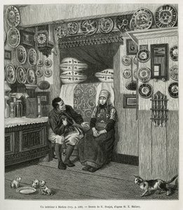 Un interieur à Marken (Pays Bas), E.Ronjat