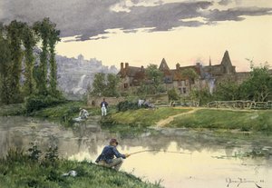 Nehrin Kıyısındaki Askerler, 19. yüzyılın başları by Etienne Berne Bellecour