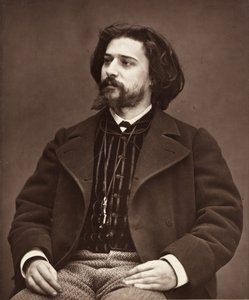 Alphonse Daudet Fransız romancı, 1849-1897, c. 1876. by Etienne Carjat