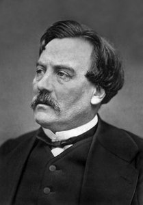 Charles-Adrien Lesot de La Penneterie namı diğer Lacressonniere (1819-1893) Fransız aktör ve oyun yazarı, fotoğraf: Carjat by Etienne Carjat