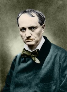 Charles Baudelaire (1821-1867), Fransız yazar, Photo de Carjat.
