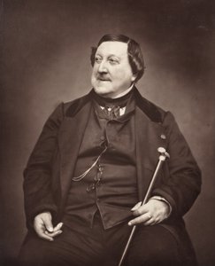 Gioachino Antonio Rossini İtalyan besteci, 1792-1868, 1862. by Etienne Carjat