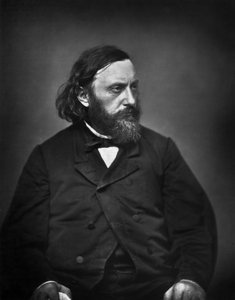 Pierre Dupont (1821-1870) Fransız şair, fotoğraf: Carjat