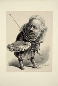 Honoré Daumier'in Portresi by Etienne Carjat