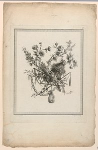 Hasat Aletli Kupa, "Farklı Nitelikler, Kupalar ve Çiçek Grupları Süitinden" Plaka 6, Süit II by Etienne Claude Voysard