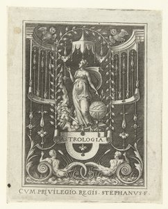Astroloji ASTROLOJİ. (nesne üzerindeki başlık) Kadınların Temsil Ettiği Dört Liberal Sanat, Perspektif ve Mimari (sonraki versiyon) (dizi başlığı) by Etienne Delaune