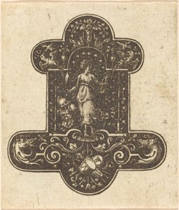 Holofernes Başkanı ile Judith by Etienne Delaune