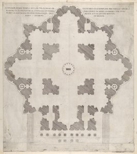 Aziz Petrus Planı Peters, 1569 by Etienne Duperac