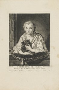 Aktris Madam Quinault-Dufresne 1705-1767 portresi, c. 1750.