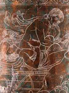 Etrüsk sanatı: Argonautların efsanesini temsil eden bronz Ficoroni Cistus