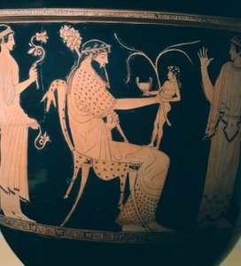 Altamura Ressamı tarafından Krater (büyük vazo), Dionysos