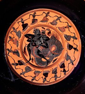 Terracotta kylix, Herkül