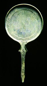 Oyma süslemeli ayna (bronz) by Etruscan Etruscan