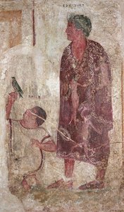Vel Status ve kölesi (duvar resmi) by Etruscan Etruscan