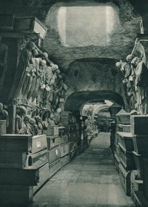 Capuchins Yeraltı Mezarları, Palermo, Sicilya, İtalya, 1927