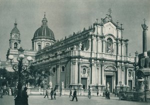 Katanya Katedrali, Sicilya, İtalya, 1927 by Eugen Poppel